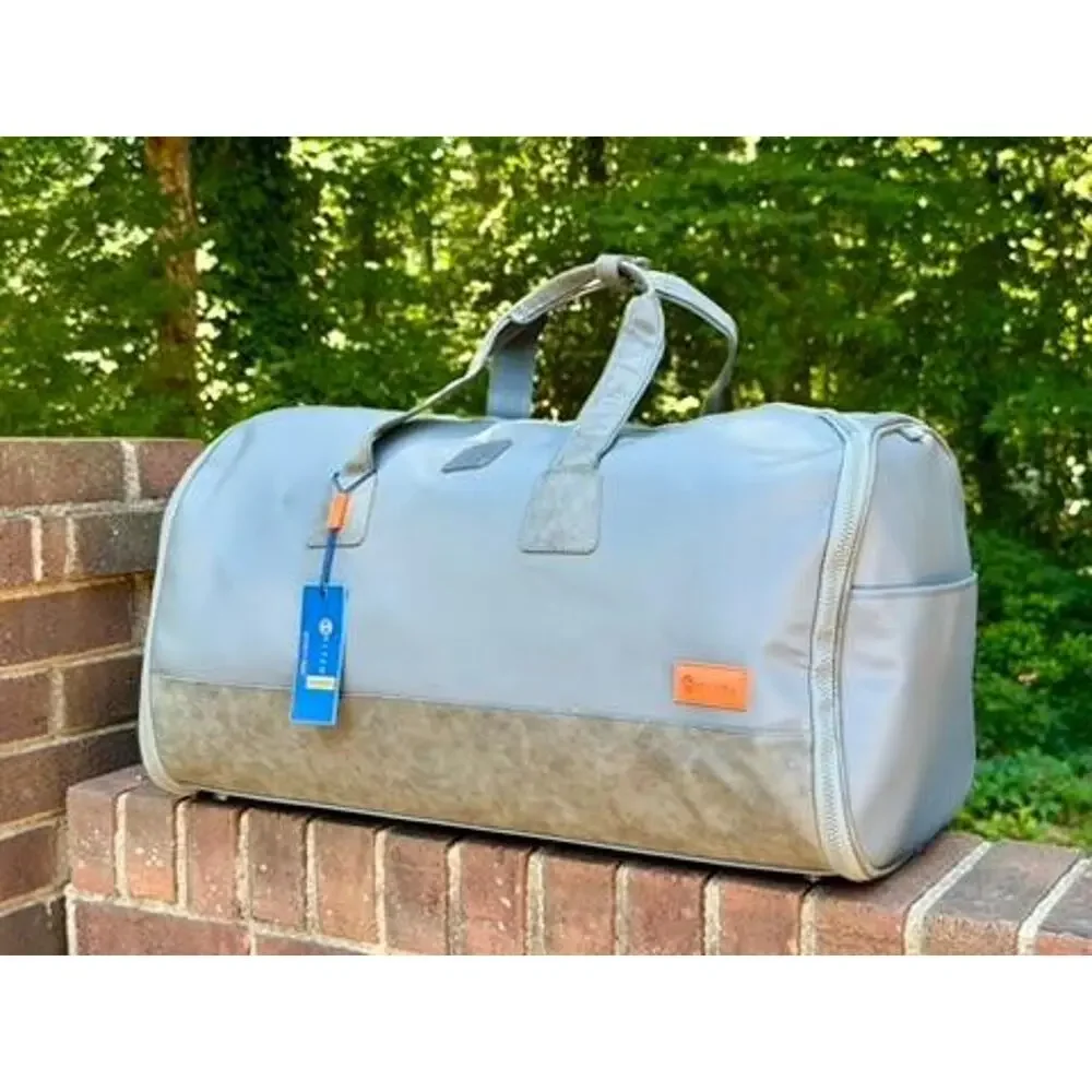 Stitch Golf Ultimate Garment Bag Gray Convertible Duffle Travel Luggage NWT